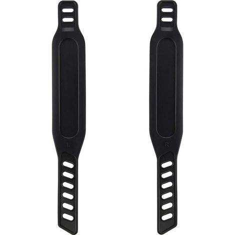 Lot de 2 sangles de pédale pour vélo d'exercice, sangle de pédale universelle à longueur réglable et résistante pour la plupart des pédales de vélo, vélo d'exercice, vélo pour la maison ou la salle d