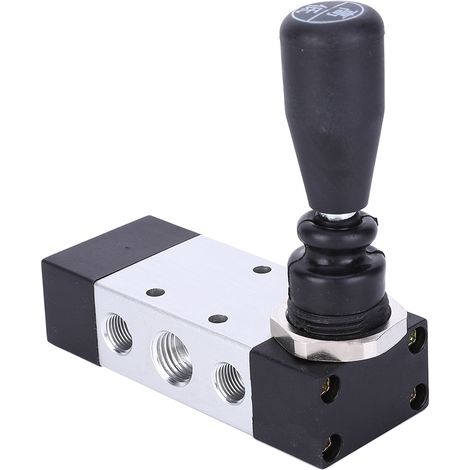 Vanne à deux positions et cinq voies avec poignée G1/4 pouce, accessoire pneumatique industriel 4H230-08G (1/5)