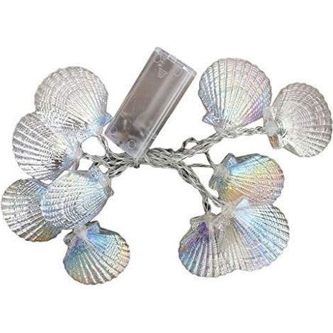 La Guirlande Lumineuse de conque d'étoile de mer de Coquillage a mené 3000K Les lumières Blanches Chaudes de Guirlande Ont mené Le Plastique de Guirlande Lumineuse-Fei Yu (1/5)
