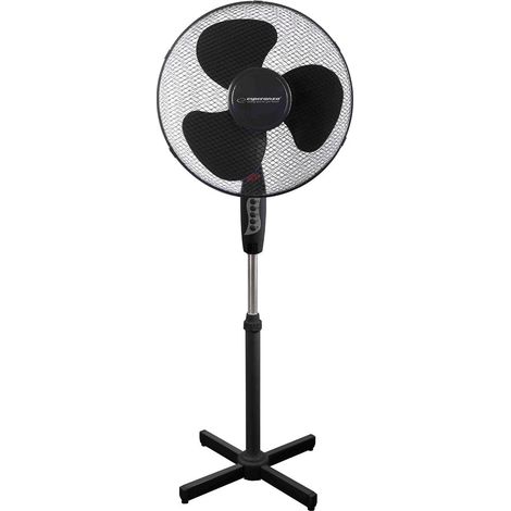 Esperanza Ventilador de pedestal de 16 pulgadas Hurricane Black