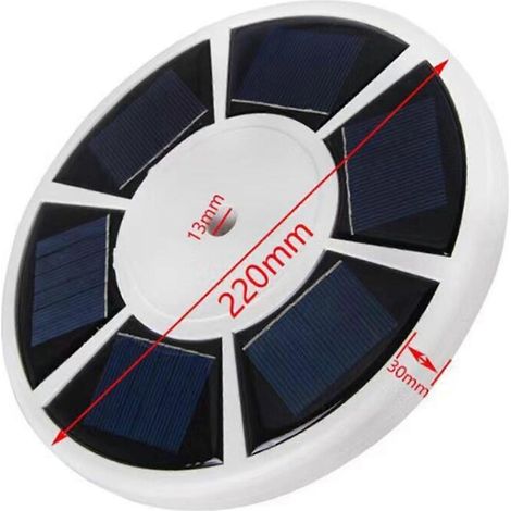 Lampe de mât de drapeau à énergie solaire 26 LED, lampe de mât de drapeau extérieure étanche IP55, illumine intelligemment le drapeau américain du crépuscule à l'aube. (1/4)