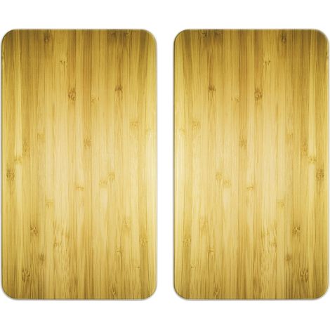 Glasabdeckplatte Universal Holz-Optik, 2er Set WENKO (1/5)