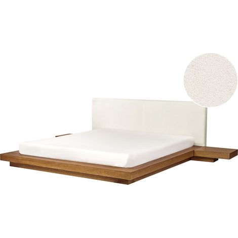 Waterbed Boucle ZEN 180 x 200 cm (EU Super King) Natural Ash Wood (1/5)