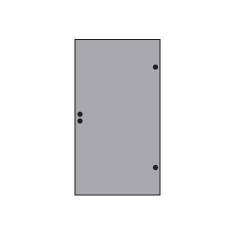 VETRO TÜR-Glasscheibe Dek.84 987 x 1800 mm, DIN Rechts sat.
