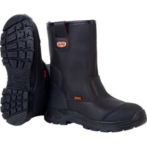 Bottes de sécurité fourrées SNOW S7L SOLIDUR SNO - Marron - 42 (1/5)