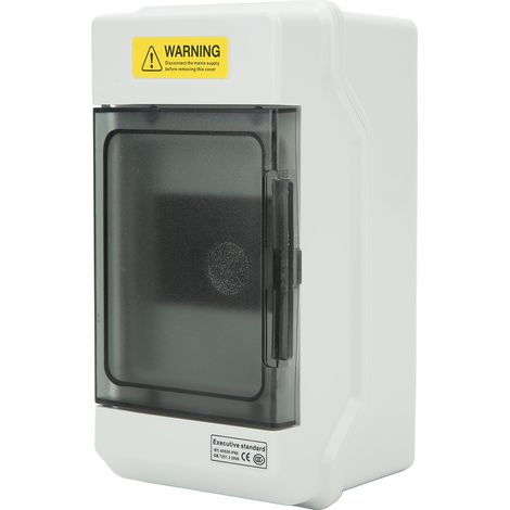 Boîtier de distribution photovoltaïque extérieur IP66 étanche à l'eau et à la poussière, disjoncteur 4 voies avec barre de cuivre unique