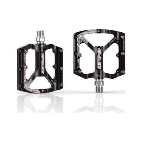 Jeu de 1 paire, accessoires vélo, pédales VTT, pédales SUFUL, pédales aluminium CNC, plaque de protection anti-oxydation 9/16 pouces, pour vélo de route. （noir）