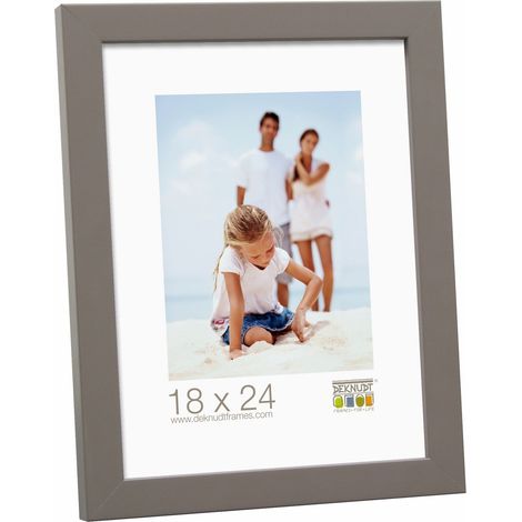 Cadre Photo Moderne Bois Gris Foncé 30 x 45 cm (1/2)