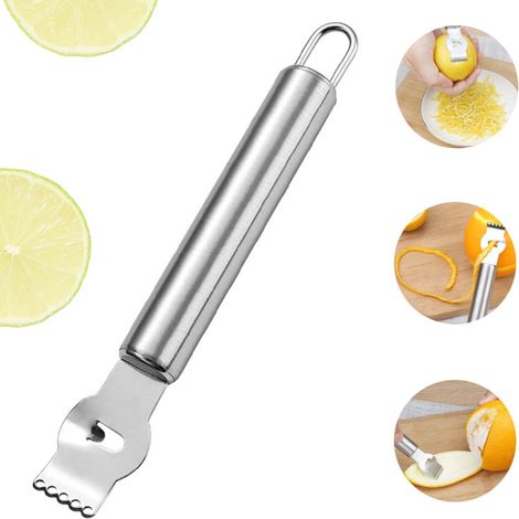 Set di 2 sbucciatori per limoni e lime, strumento per sbucciare la frutta (1/4)