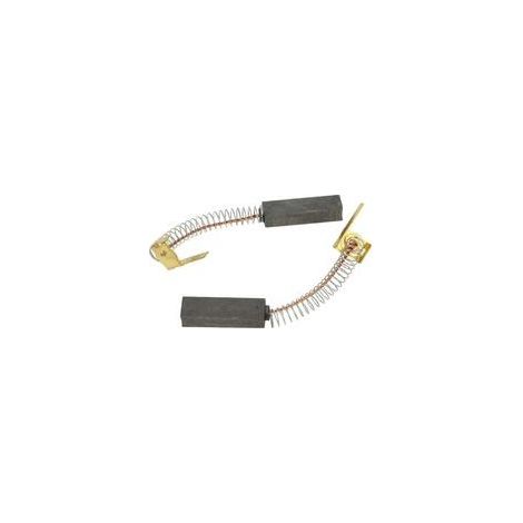 Vhbw – Kohlebürsten 2x 32,2 x 6,4 x 10 mm – Kompatibel mit Makita, Metabo, Festool – Staubsaugerzubehör – Graphit mit Feder (1/5)