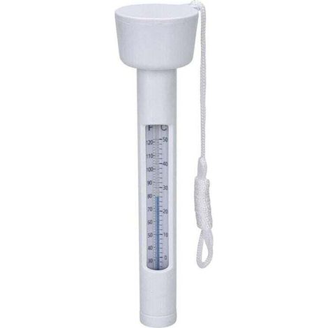 Thermomètre flottant pour piscine, spa et fontaine – Thermomètre portable étanche avec affichage numérique clair, mesure précise de la température de l’eau