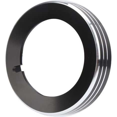 Commande de phare rondelle en alliage d'aluminium noire compatible avec Ford Mustang 2015 à 2020 (1/5)