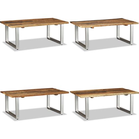 Couchtisch Altholz Massiv 100x60x38 cm - Industriestyl Tisch - Holz Couchtisch - Vintage Tisch - Sideboard - Wohnzimmerstil - Home & Living (1/5)