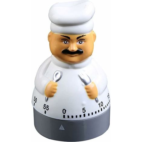 Minuteurs 60 Minutes Minuteurs Mécaniques Horloge de Cuisine Horloge de Cuisson Alarme Forte Compteurs(Chef) (1/5)