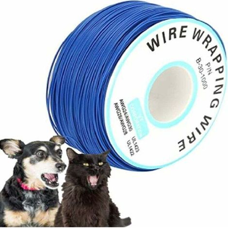 Fil de clôture électrique pour chiens 300 m avec système de stimulation progressive (1/5)
