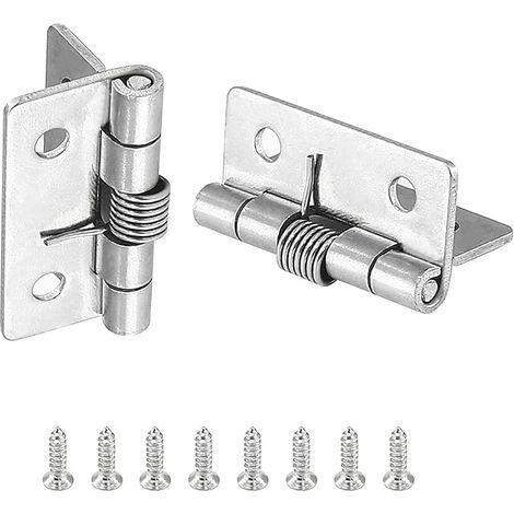 Automatic Spring Hinge 304 Stainless Steel for Invisible Doors 2" (1/4)