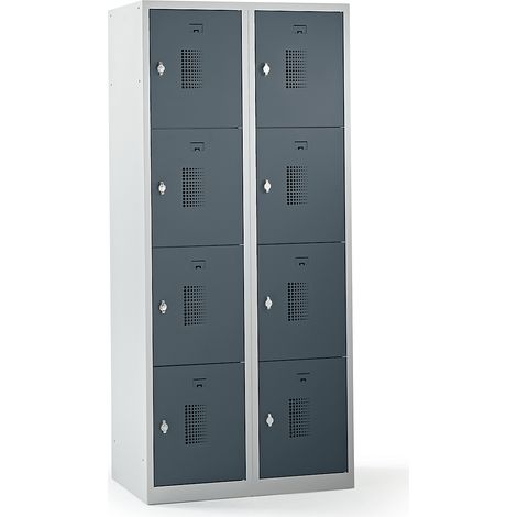 eurokraft basic, Vestiaire multicases quatre niveaux Amsterdam, (1/4)