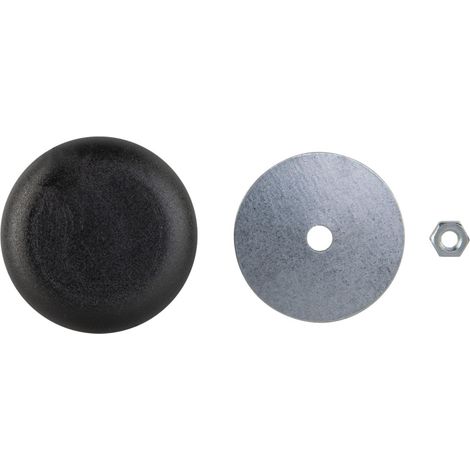 Cache-trou antenne D40mm noir