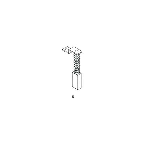 SPAZZOLE A CARBONCINO PER ELETTROUTENSILI MODELLO 5- - FELISATTI 1728 mm.6x9x20/22h. - 8 pezzi