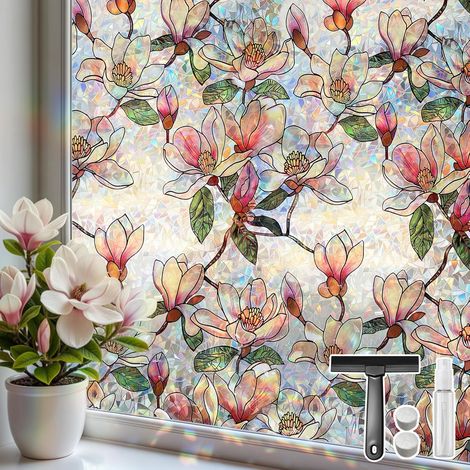 Film Fenetre Anti Regard Vitrail Brise Vue Fenetre, 30 x 100 cm (1/5)