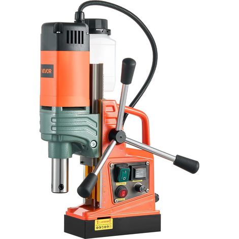 Perceuse magnétique portable 1450 W 50 mm 13000 N avec forets, vitesse variable pour perçage métal industriel (1/5)