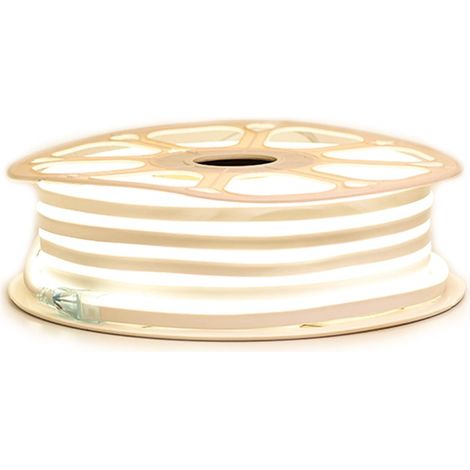 Néon flexible Professionnel 2835 120 LED/m de 25 ou 50 mètres blanc Chaud étanche Longueur: 50 mètres