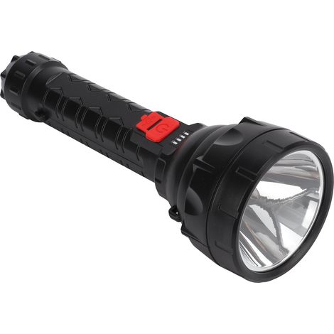 Wasserdichte LED-Taschenlampe (500 Lumen) für den Außenbereich, USB-aufladbar, 5 Leuchtmodi, Zoom, für Camping und Wandern (1/5)