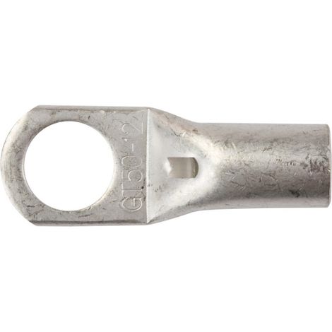 Cosse annulaire tubulaire 50/M12 en cuivre étamé KC50F12