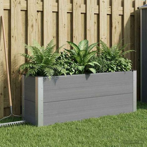 Teenpull – Hochbeet Grau 100 x 30 x 72 cm (1/5)
