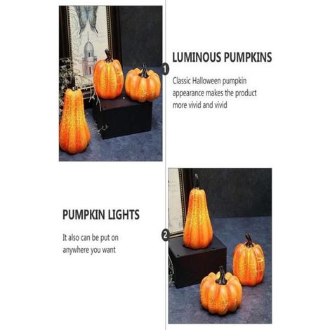 Accueil Lanternes LED Guirlandes lumineuses citrouille Halloween (1/5)