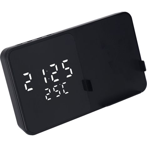 Réveil électronique de bureau à charge sans fil, support de téléphone à charge sans fil, charge rapide 3 en 1 15 W (1/5)