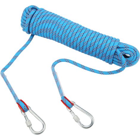 mm statisches Kletterseil, 20 m, ideal für Outdoor-Sportarten und Bergabenteuer (Baumblau). (1/5)