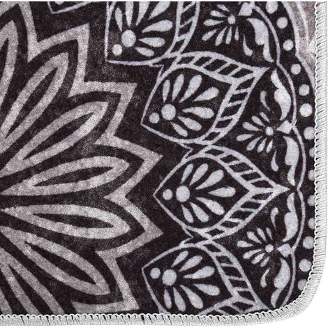 Tapis de salon Style Moderne Tapis de sol - Tapis lavable antidérapant 80x300 cm Multicolore BV284905 - BonneVie (1/5)
