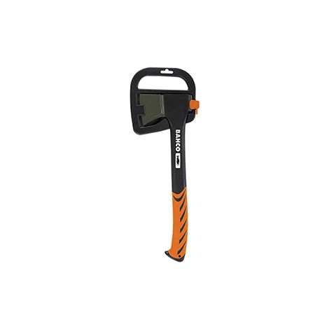 Hache Bahco à Tête Forgée En Acier Carbone De 0,7 Kg. Manche En Fibre De Verre Renforcé De Composite Et Revêtu Antiglisse Pour C