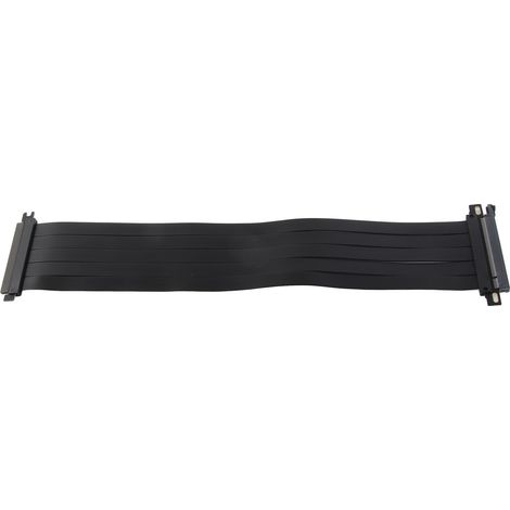 Connecteur extension GPU flexible 180° PCIE 4.0 X16 haute vitesse, câble riser noir 45cm/17.72in pour RX6900XT RX6800XT RTX3090ti (1/5)
