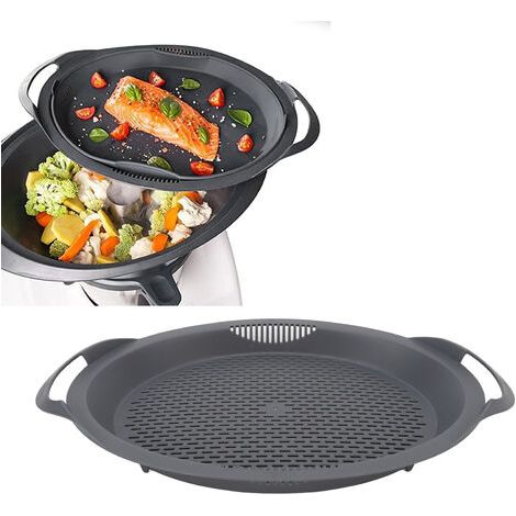 Rubberskin Plateau à vapeur perforé résistant aux hautes températures, adapté au Thermomix Varoma TM6 TM5 TM31 TM-Friend (1/5)