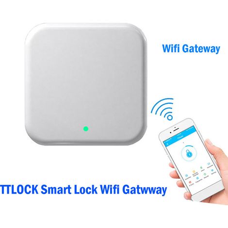 Passerelle Wi-Fi intelligente avec commande à distance, pont d'entrée sans clé, serrure électronique à pêne dormant pour l'application TTLock (1/5)