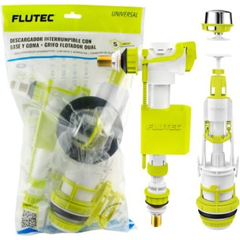 Pack Flutec Descargador Interruptible + Flotante Dual Universal