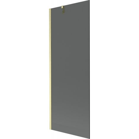 Mexen Next mampara de ducha de 1 hoja 70 x 150 cm, grafito, dorado cepillado - 895-070-000-00-40-55 (1/5)
