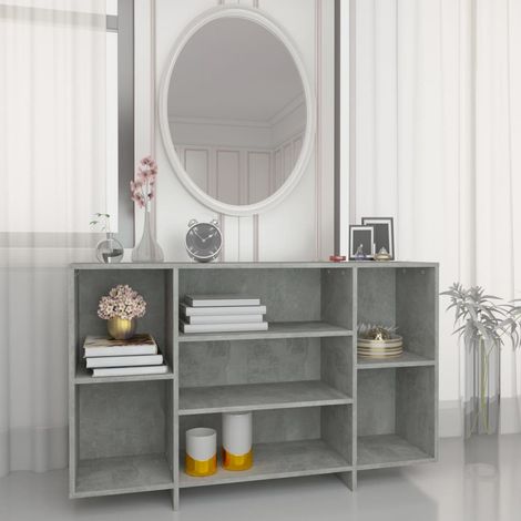 vidaXL Credenza Grigio Cemento 120x30x75 cm in Truciolato (1/5)
