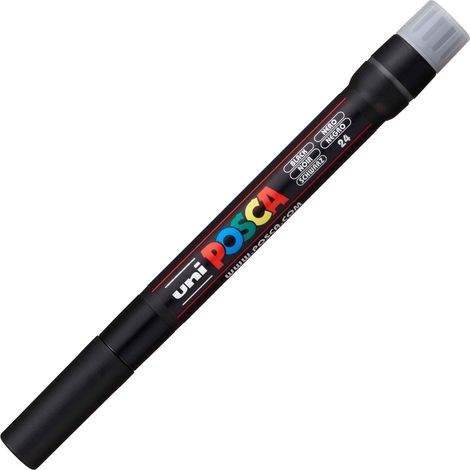 Marqueur acrylique PCF-350 noir, pointe pinceau (1/4)