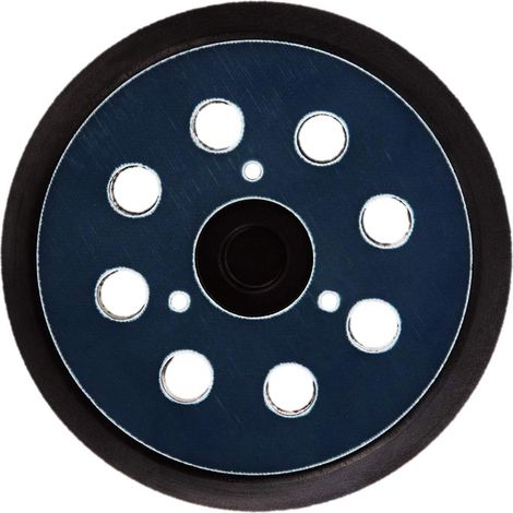 2 Lot de 2 patins abrasifs pour ponceuse orbitale 8 trous 125 mm Compatible avec Makita M9204 BO5030 BO5031 DBO180Z BO8041 DBO180RMJ BO5041 BO5010 BO50111 BO5012. (1/3)
