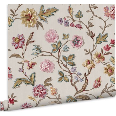 Laura Ashley Vliestapete Lingmell Trail Pale Sable 10mx52cm (1/5)