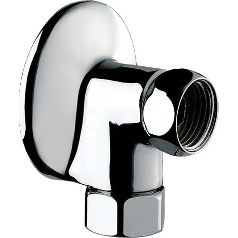 Racor de superficie DELABIE cromado 1/2' con tuerca CB Ø14 mm - 841015.2P