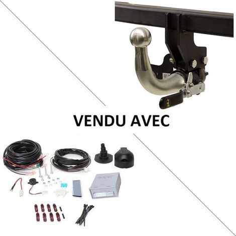 Attelage Dacia Jogger y compris GPL et roue de secours (03/22-) RDSOH + faisceau universel 7 broches + boitier électronique
