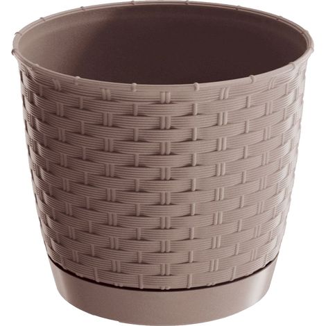 RATOLLA RUNDER BLUMENTOPF – MOCCA