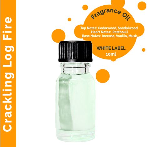 Huile Parfumée Feu de Bûche Crépitant 10 ml - Marque Blanche- Vendu par 1