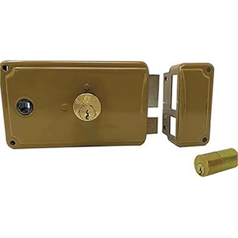 SERRATURA LEGNO APPLICARE P33 FACCHINETTI - C.FISSO M3+SCR+Q8 SX E.MM 60 - 1 pezzo