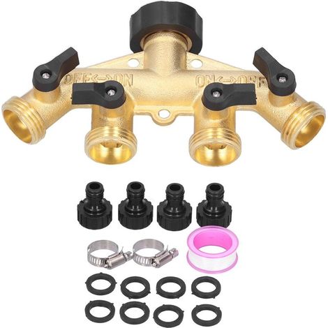 Distributeur de connecteur d'arrosage G3 / 4 4 voies (1/5)