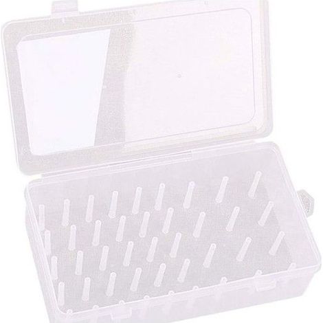 Boîte de rangement pour fils à coudre, boîte de rangement vide pour bobines, boîte de tri pour 42 bobines de fil à coudre, (1/5)